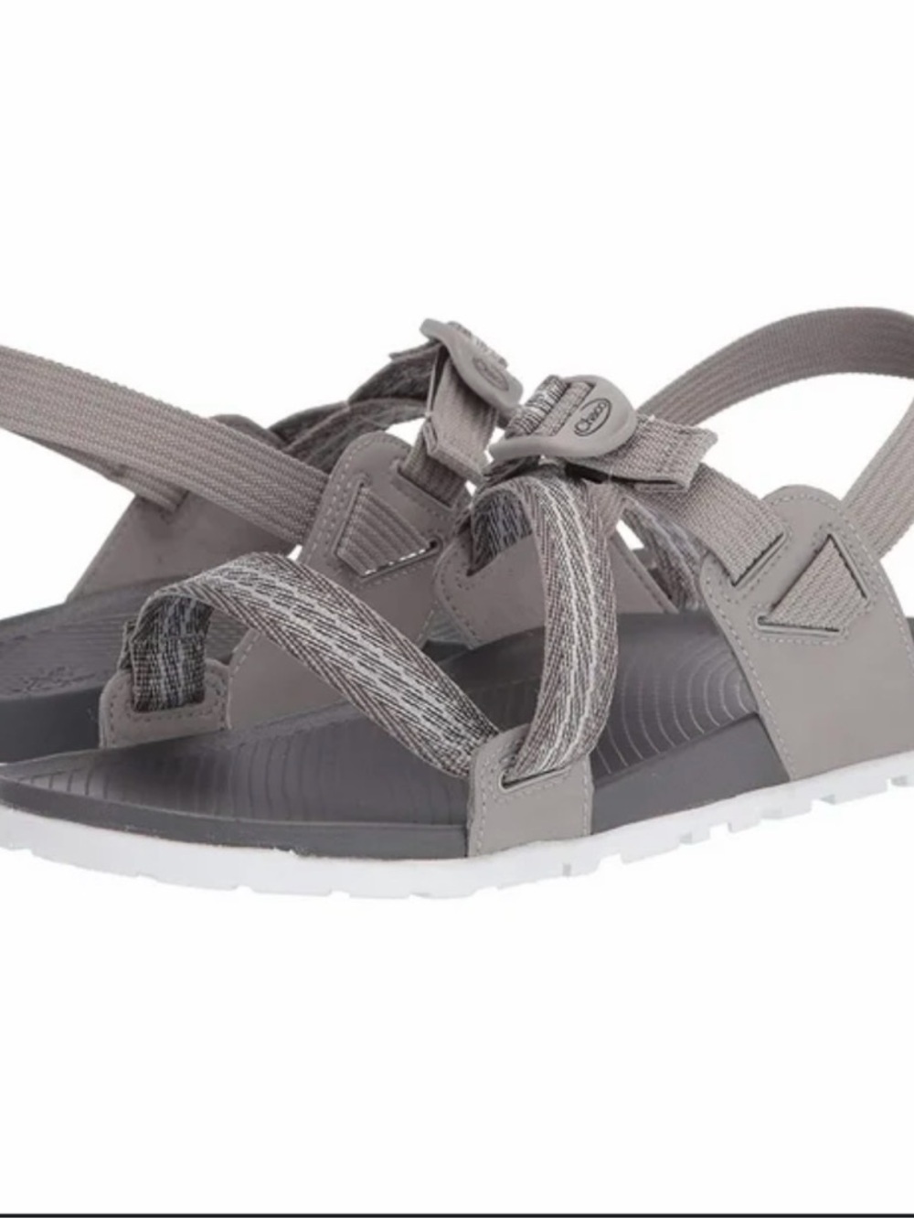 Chaco Women's Gray Strappy Sport Sandals